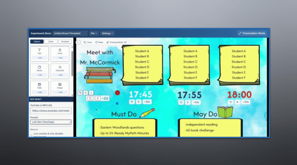 Getting Started with Superboard in Instructron